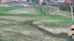 Horní část sjezdovky skiareálu Hlubočky