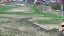 Horní část sjezdovky skiareálu Hlubočky