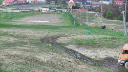 Horní část sjezdovky skiareálu Hlubočky