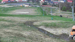 Horní část sjezdovky skiareálu Hlubočky