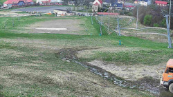 Horní část sjezdovky skiareálu Hlubočky