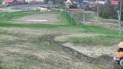 Horní část sjezdovky skiareálu Hlubočky