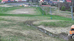 Horní část sjezdovky skiareálu Hlubočky