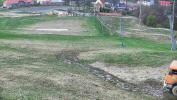 Horní část sjezdovky skiareálu Hlubočky