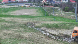 Horní část sjezdovky skiareálu Hlubočky