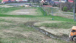 Horní část sjezdovky skiareálu Hlubočky