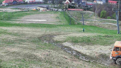 Horní část sjezdovky skiareálu Hlubočky