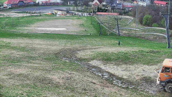 Horní část sjezdovky skiareálu Hlubočky