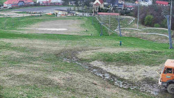 Horní část sjezdovky skiareálu Hlubočky