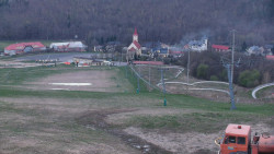 Horní část sjezdovky skiareálu Hlubočky