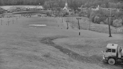 Horní část sjezdovky skiareálu Hlubočky