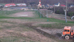 Horní část sjezdovky skiareálu Hlubočky