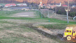 Horní část sjezdovky skiareálu Hlubočky