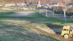 Horní část sjezdovky skiareálu Hlubočky