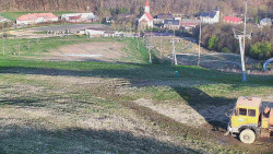 Horní část sjezdovky skiareálu Hlubočky