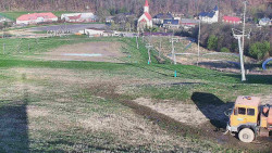 Horní část sjezdovky skiareálu Hlubočky