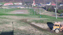 Horní část sjezdovky skiareálu Hlubočky