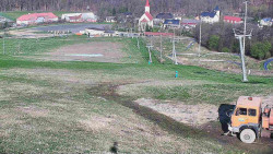 Horní část sjezdovky skiareálu Hlubočky