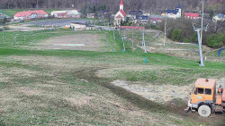 Horní část sjezdovky skiareálu Hlubočky