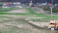 Horní část sjezdovky skiareálu Hlubočky