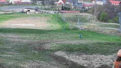 Horní část sjezdovky skiareálu Hlubočky