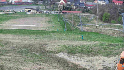 Horní část sjezdovky skiareálu Hlubočky