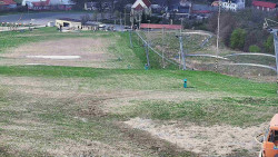 Horní část sjezdovky skiareálu Hlubočky