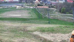 Horní část sjezdovky skiareálu Hlubočky