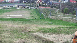 Horní část sjezdovky skiareálu Hlubočky