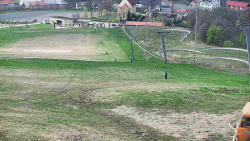 Horní část sjezdovky skiareálu Hlubočky