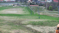 Horní část sjezdovky skiareálu Hlubočky