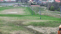 Horní část sjezdovky skiareálu Hlubočky