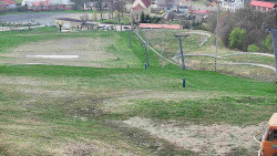 Horní část sjezdovky skiareálu Hlubočky