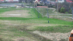 Horní část sjezdovky skiareálu Hlubočky