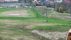 Horní část sjezdovky skiareálu Hlubočky