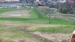 Horní část sjezdovky skiareálu Hlubočky