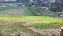 Horní část sjezdovky skiareálu Hlubočky