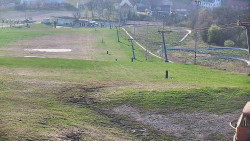 Horní část sjezdovky skiareálu Hlubočky