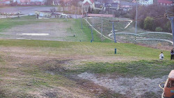 Horní část sjezdovky skiareálu Hlubočky