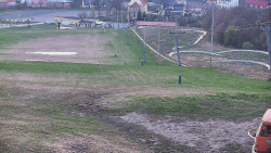 Horní část sjezdovky skiareálu Hlubočky