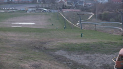 Horní část sjezdovky skiareálu Hlubočky