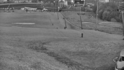 Horní část sjezdovky skiareálu Hlubočky