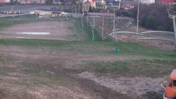 Horní část sjezdovky skiareálu Hlubočky