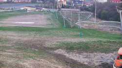 Horní část sjezdovky skiareálu Hlubočky