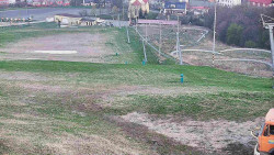 Horní část sjezdovky skiareálu Hlubočky