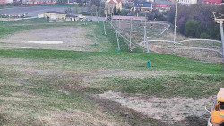 Horní část sjezdovky skiareálu Hlubočky