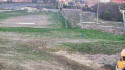 Horní část sjezdovky skiareálu Hlubočky