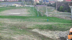 Horní část sjezdovky skiareálu Hlubočky