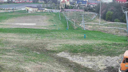 Horní část sjezdovky skiareálu Hlubočky