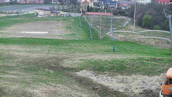 Horní část sjezdovky skiareálu Hlubočky